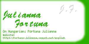 julianna fortuna business card